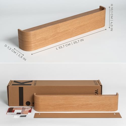 Modern Design Coat Rack / 5 Hooks / Oak