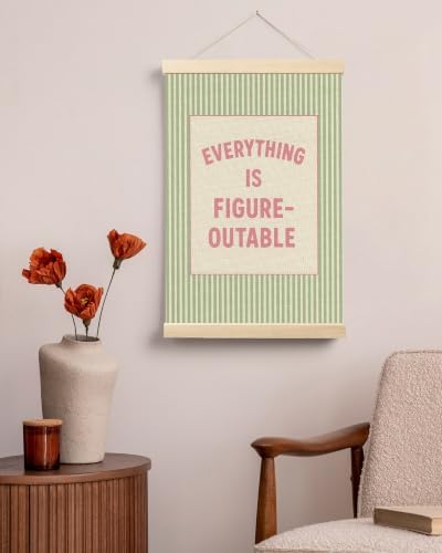 FGFK Positive Affirmations Wall Art Poster Hanger Frame 16x24 Inch