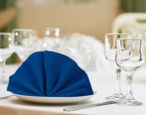 Utopia Home [24 Pack, Royal Blue] Cloth Napkins 17x17 Inches 100% Polyester