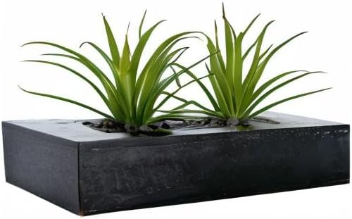 Faux Plants Indoor for Tabletop / Black / 9.5 Inch / 10 Inch