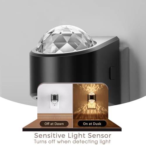 Briignite Night Light, Night Lights Plug into Wall, Projector Night Light