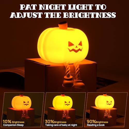 Pumpkin Night Light Official Licensed Genuine Halloween Lamp Decor Gifts