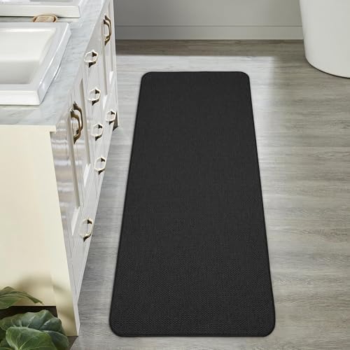 Bosap Bath Mat,Ultra Thin Bathroom Runner Rugs,Large Bath Mats for Bathroom,Quick Dry,Non-Slip,Machine Washable,Low