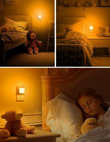 L LOHAS LED Night Lights Plug into Wall 2-Pack, 0.3W Plug in Night Light