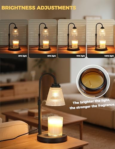 Candle Warmer Lamp with Timer Home Decor Birthday Gifts for Women Mom Her