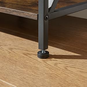 EYOCAL 6 Grids Vinyl Record Storage Holder Rack， Wooden Record Display Table for Magazines Files Albums Books for