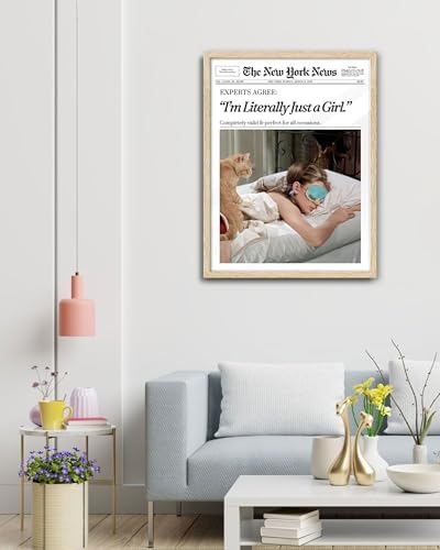 EcoHest 16x20 in Audrey Hepburn I'm Literally Just a Girl Framed Wall Art