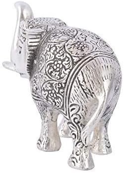 Metal Elephant Color for Showpiece Home / Silver