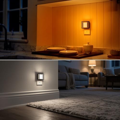 DORESshop LED Night Light,Night Lights Plug Into Wall [4 Pack],3CCT
