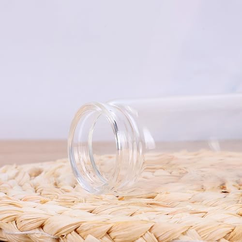 8 pcs 35ml Small Glass Bottles with Cork Stopper Christmas Ornaments,Wishing Bottle 37x50mm(1.46x1.97inch)