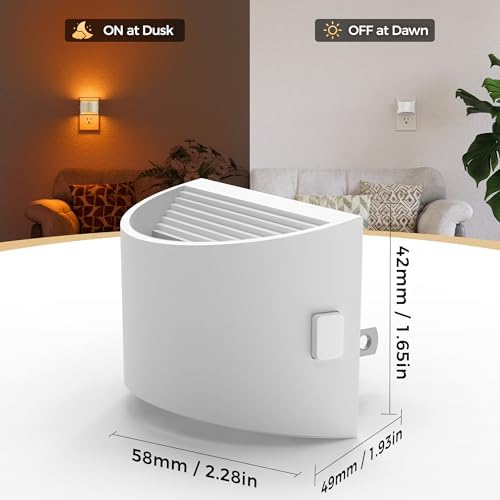 DORESshop Night Light, Night Lights Plug into Wall, Adjustable, 3CCT