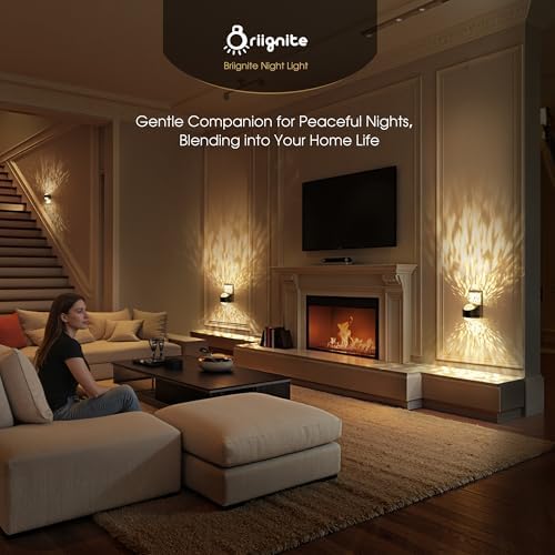Briignite Night Light, Night Lights Plug into Wall, Projector Night Light