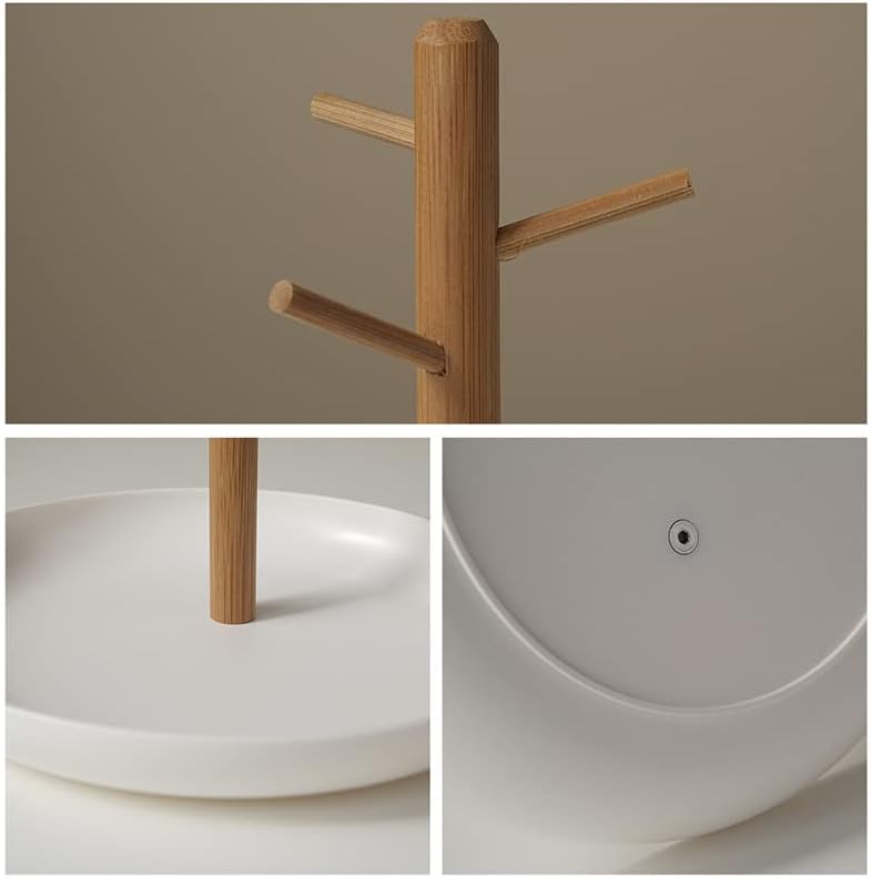 Wood 3-Tier Hanging Organizer / White Round