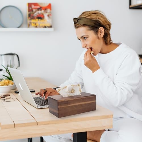Wood Tissue Box Holder