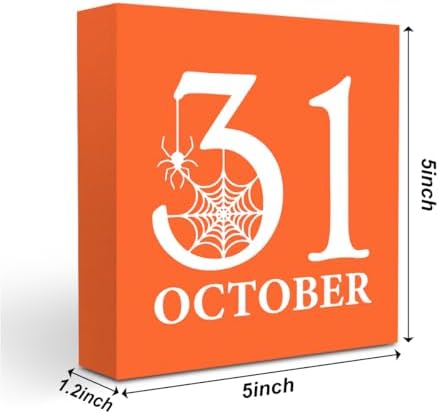 Cute Halloween Decor Indoor Halloween Decorations for Room October 31 Sign