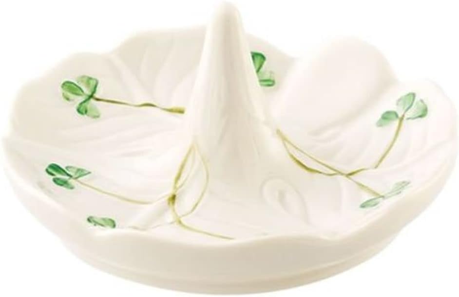Shamrock 4.4- Ring Holder Dish / White