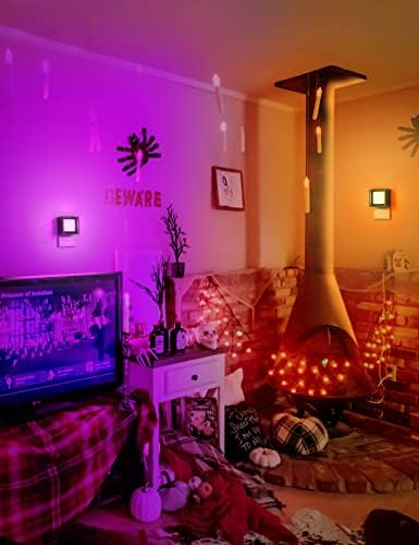 DORESshop Orange Night Light [2 Pack],Night Lights Plug Into Wall Halloween