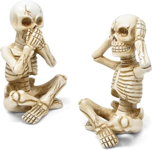 Gift Boutique Halloween Skeleton Figurines Set of 3 Gothic Decoration