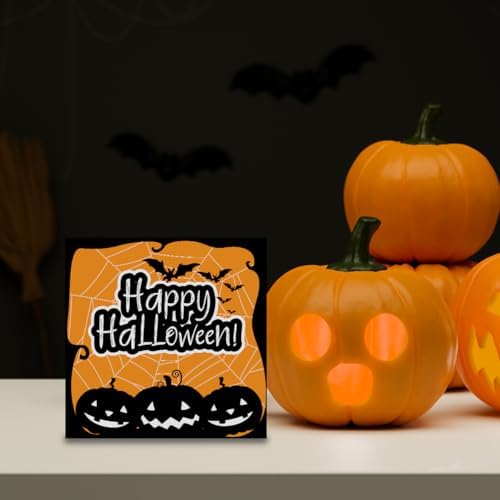 Cute Halloween Decor Decorations Indoor Happy Halloween Sign