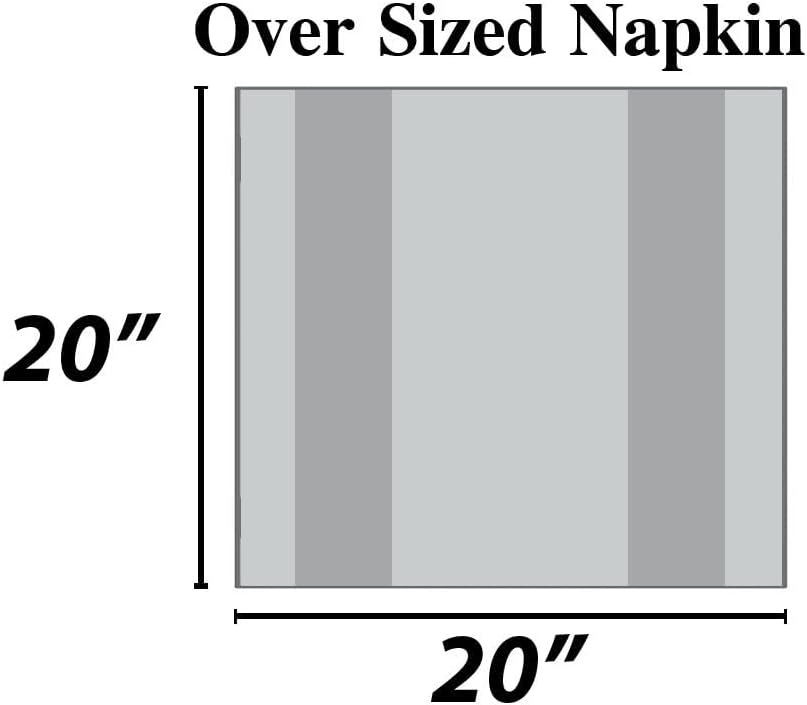 Urban Villa Cloth Napkins Cotton 20x20 (Set of 6) Aqua