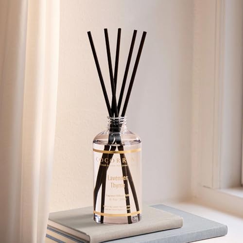 COCORRÍNA Refill- Lavender Thyme 6.7 Fl.oz Reed Diffuser Refill with 8 Sticks
