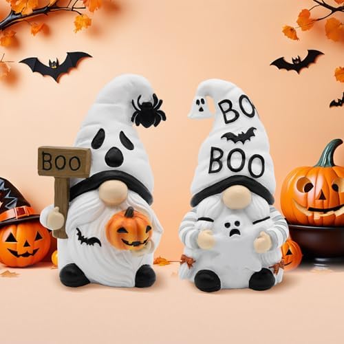 Ghost Halloween Gnome Decor Gifts for Women Gnome Lovers