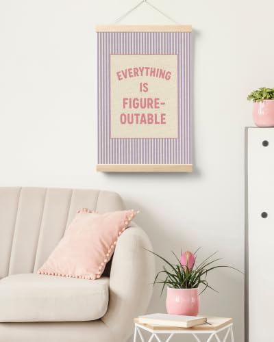 FGFK Positive Affirmations Wall Art Poster Hanger Frame 16x24 Inch