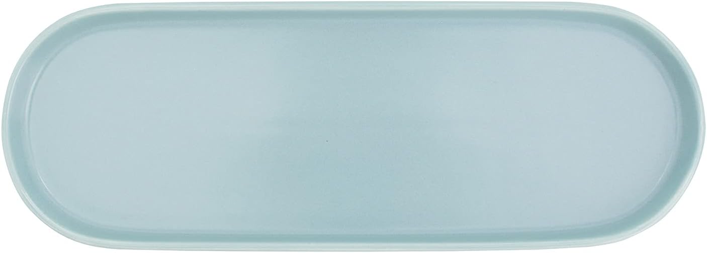 Simple Style Ceramic Sink Tray / Blue