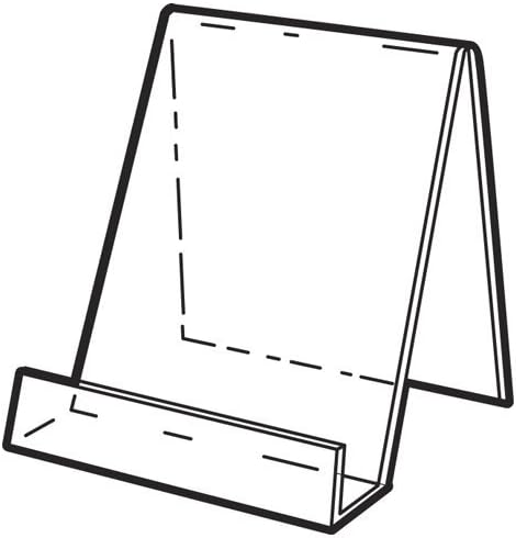 Acrylic Display Stand / Clear / 8.5 x 11 / Set of 3