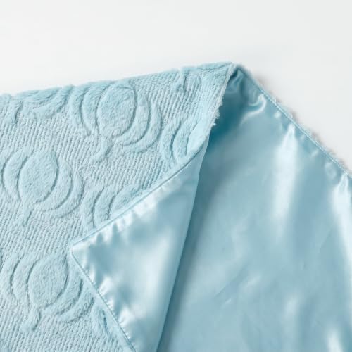 Artoid Mode Blue Soft Faux Fur Pumpkins Fall Table Runner 13x72 Inch