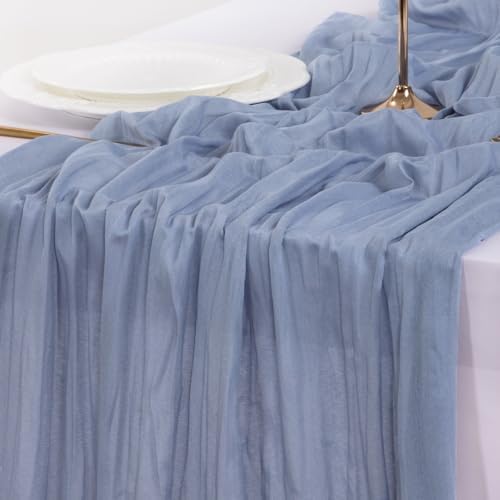 Cheesecloth Table Runner Fall Boho Wedding Birthday Party Home Decor