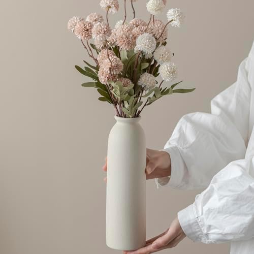 Ceramic Vase Set-3 / L Beige / 10.3 Inch