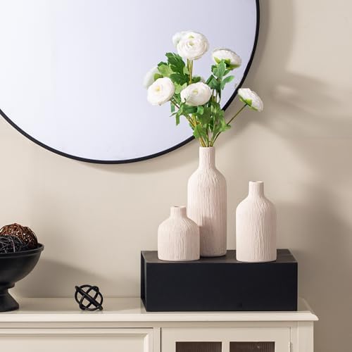 Ceramic Vase Home Table Decor / Set of 3