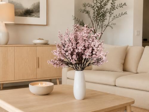 Mandy's 6 Bundles Artificial Light Pink Baby’s Breath Flowers