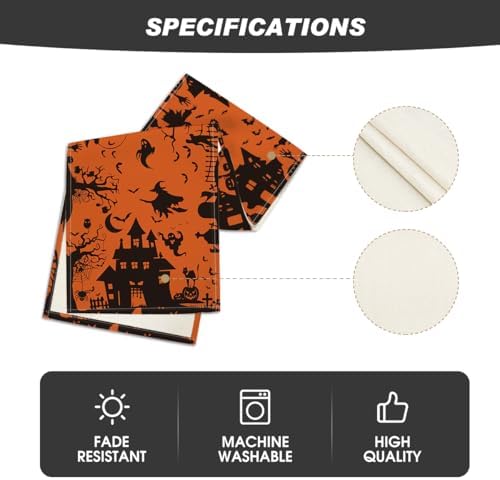 Artoid Mode 210 GSM Halloween Table Runner Home Party Decor 13x72 Inch