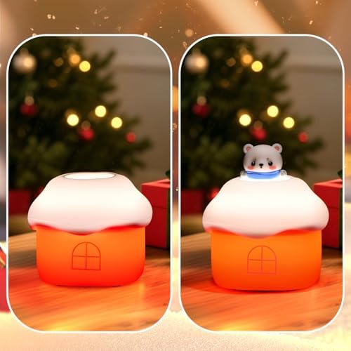 Silicone Night Light Official Licensed Genuine Festival Decor Gifts (Bear)