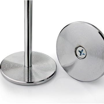 New Star Foodservice Ring-Clip Table Number Holder / Place Card Stand, 8 Inch, Silver, Set of 12 (Pack of 2)