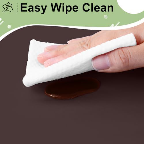 misaya 12 Packs Disposable Plastic Fall Table Cloth Beige and White