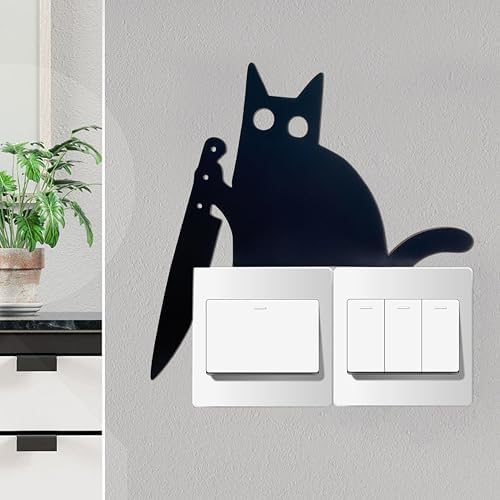 Black Cat Door Topper Cat Door Corner Decor Black Cat Halloween Decor