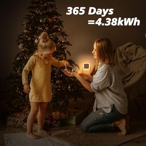 Sujeet Night Light, Night Lights Plug into Wall 8-Pack, Nightlight Plug in Night Light, Dusk to Dawn Night Lamp Led