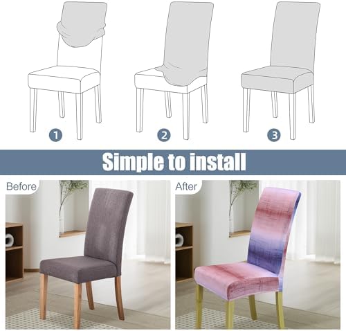 Dining Chair Covers, Stretch Seat Covers, Washable Furniture Protector