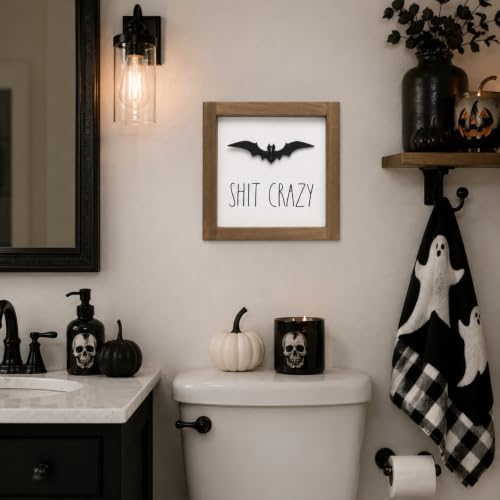 Halloween Sign, 3d Bat Wall Table Shelf Tiered Tray Home Decor