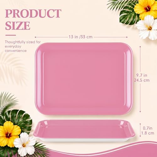 4 Pieces Wedding Serving Trays Melamine Platters