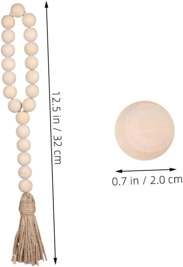 Wood Bead Garland / Set of 3