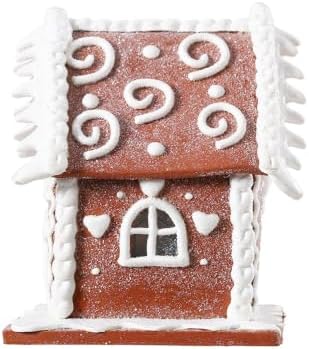 Gingerbread House Christmas Decorations - 1PC Clay Dough Cookie White House