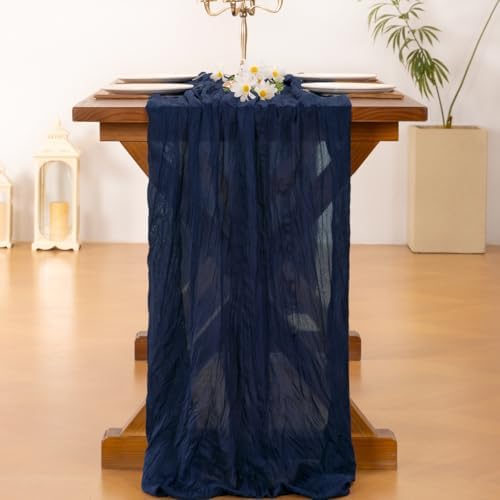 Cheesecloth Table Runner Fall Boho Wedding Birthday Party Home Decor