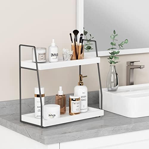 Wood Shelf Tray / White-grey