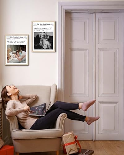 EcoHest 8x10 in Audrey Hepburn I'm Literally Just a Girl Framed Wall Art