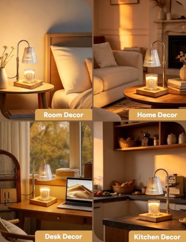 Candle Warmer Lamp Gold, Home Decor, Brithday Gifts for Women Mom