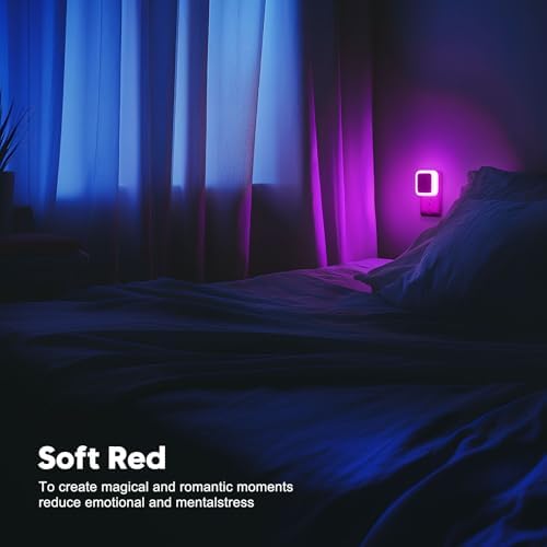 Sujeet Night Light, Night Lights Plug into Wall 8-Pack, Nightlight Plug in Night Light, Dusk to Dawn Night Lamp Led